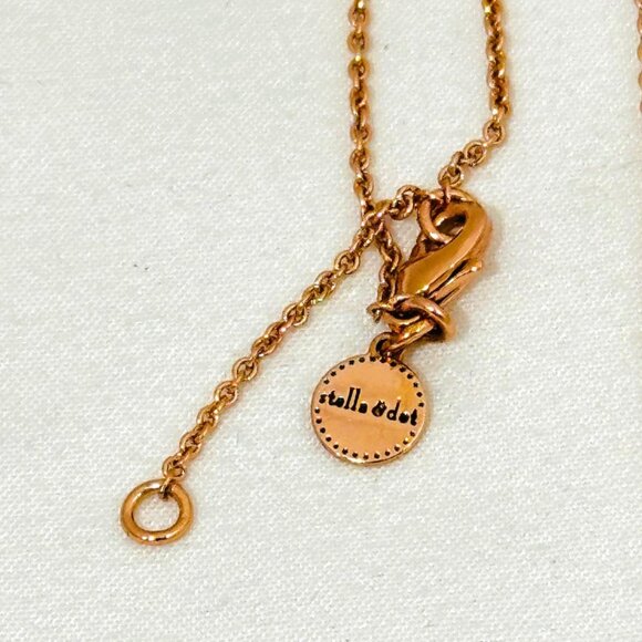 Stella and Dot Rose Gold "Sidewinder" Snake Necklace - Picture 6 of 8